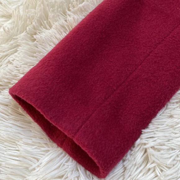 🎉HP🎉 Loft Wool Blend Moto Coat 💗 Raspberry - Picture 13 of 16